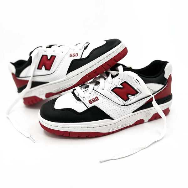 New Balance 550 White Red Black - BB550HR1 - Sn Supply Solo Sneakers Originali